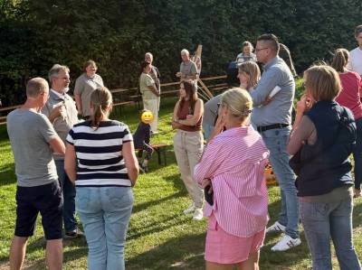 Bürger mit unseren Kandidaten im Gespräch